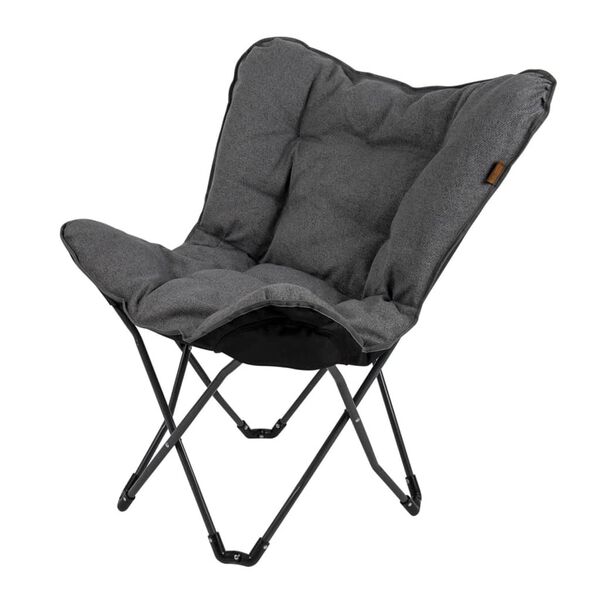 Bo-Camp Chaise papillon Grainger Gris