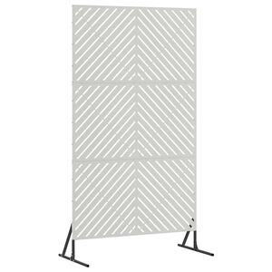 vidaXL &Eacute;cran de confidentialit&eacute; 100 x 50 x 180 cm Acier inoxydable