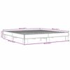 vidaXL Cadre de lit sans matelas sonoma gris 200x200 cm