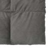 vidaXL Duvet d'&eacute;t&eacute; simple Matelass&eacute; Gris clair 140 x 220 cm Microfibre