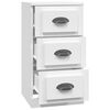 vidaXL Buffet blanc 36x35,5x67,5 cm bois d'ing&eacute;nierie