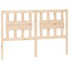 vidaXL T&ecirc;te de lit 125,5x4x100 cm Bois massif de pin