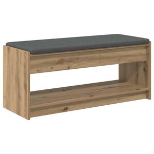 vidaXL Banc d'entr&eacute;e Ch&ecirc;ne Artisanal 103 x 38 x 45 cm