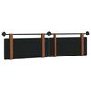 vidaXL T&ecirc;te de lit suspendue Uni Vert fonc&eacute; 210 x 55 x 5 cm PU antique