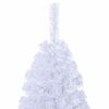 vidaXL Sapin de No&euml;l artificiel avec 150 LED Blanc 150 cm PVC et Acier