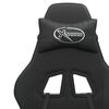 vidaXL Chaise de jeu Noir Similicuir