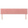 vidaXL T&ecirc;tes de lit Rose 180x5x78/88 cm Velours