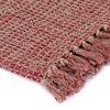 vidaXL Couverture en coton 160 x 210 cm Bordeaux