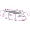 vidaXL Cadre de lit Blanc 90 x 200 cm Pin massif