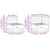 vidaXL Ensemble de canap&eacute;s d'ext&eacute;rieur 8 pcs Naturel