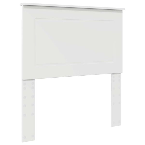 vidaXL T&ecirc;te de lit Blanc Bois d&rsquo;ing&eacute;nierie