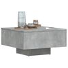 vidaXL Table basse gris b&eacute;ton 60x60x31,5 cm bois d'ing&eacute;nierie