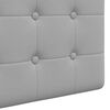 vidaXL T&ecirc;te de lit suspendue Gris nuage 150 x 55 x 5 cm tissu