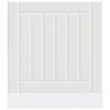 vidaXL Panneau de lave-vaisselle Lucca blanc bois d'ing&eacute;nierie