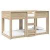 vidaXL Lit Superpos&eacute; pour Enfants Ch&ecirc;ne Sonoma 80 x 200 cm