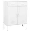 vidaXL Armoire de rangement Blanc 80x35x101,5 cm Acier