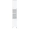 vidaXL Ensemble de meubles salle de bain 3 pcs blanc bois d'ing&eacute;nierie
