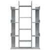 vidaXL Biblioth&egrave;que Sonoma gris 86x25,5x140 cm Bois d'ing&eacute;nierie