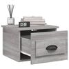 vidaXL Tables de chevet murales 2 pcs sonoma gris 41,5x36x28 cm