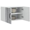 vidaXL Armoire de cuisine avec &eacute;tag&egrave;re Gris Sonoma 60 x 31 x 40 cm