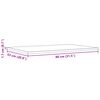 vidaXL Dessus de table 3 pcs 80x53x1,7cm rectangulaire bois pin massif