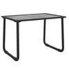 vidaXL Salon de jardin avec coussins 4 pcs anthracite acier