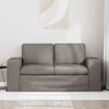 vidaXL Canap&eacute; 120cm Taupe M&eacute;tал