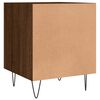 vidaXL Table de chevet ch&ecirc;ne marron 40x40x50 cm bois d&rsquo;ing&eacute;nierie
