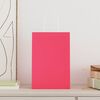 vidaXL Sacs en papier 50 pcs avec poign&eacute;es rose 21x11x31 cm