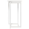 vidaXL Ensemble de bar 3 pcs Blanc Bois de pin massif