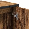 vidaXL Ensemble de mobilier de salle de bain avec porte 2 pcs Marron