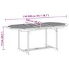vidaXL Ensemble &agrave; Manger de jardin 7pcs bois d'acacia solide textil&egrave;ne