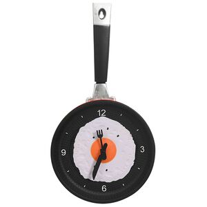 vidaXL Horloge murale avec design de po&ecirc;le &agrave; &oelig;uf frit 18,8 cm