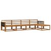 vidaXL Ensemble de canap&eacute;s d'ext&eacute;rieur 5 pcs Naturel