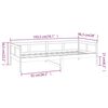 vidaXL Lit de jour sans matelas marron miel bois pin massif 90x190 cm