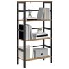 vidaXL &Eacute;tag&egrave;re Ch&ecirc;ne artisanal 60 x 29,5 x 115 cm Bois d'ing&eacute;nierie