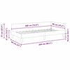 vidaXL Cadre de lit d'angle Noir 90 cm x 200 cm VeloursetContreplaqu&eacute;