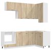 vidaXL Unit&eacute; de cuisine LYON 8 pc Ch&ecirc;ne Sonoma Bois d'ing&eacute;nierie