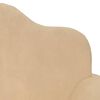 vidaXL Canap&eacute; pour enfants &agrave; 2 places Cr&egrave;me Peluche douce