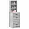vidaXL Haut Armoire Sonoma gris 40 x 41 x 135 cm Bois d'ingénierie