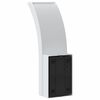vidaXL Appliques murales LED d'ext&eacute;rieur avec capteurs 2 pcs blanc