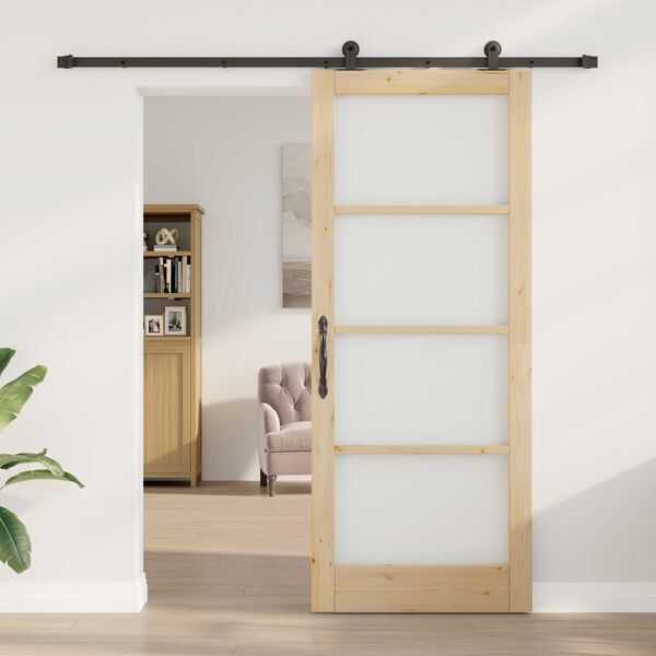 vidaXL Porte coulissante ORKDAL Naturel 86 x 211 cm