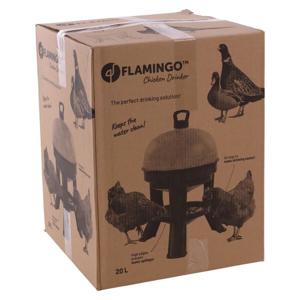 FLAMINGO Abreuvoir &agrave; volaille Miro 20 L