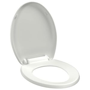 vidaXL Abattant WC &agrave; fermeture en douceur Lib&eacute;ration rapide Blanc