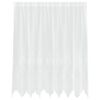 vidaXL Rideau en Dentelle Blanc 180 x 200 cm Polyester