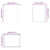 vidaXL Armoire de cuisine avec porte 2 pcs Bois ancien 40 x 31 x 40 cm
