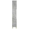 vidaXL Armoire de salle de bain gris b&eacute;ton 30x30x190 cm