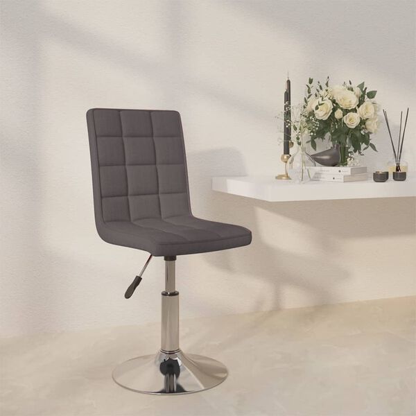 vidaXL Tabouret de bar Taupe Tissu