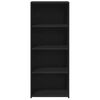 vidaXL Buffet haut noir 50x41x124 cm bois d'ing&eacute;nierie