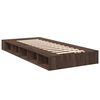 vidaXL Cadre de lit sans matelas ch&ecirc;ne marron 90x200 cm